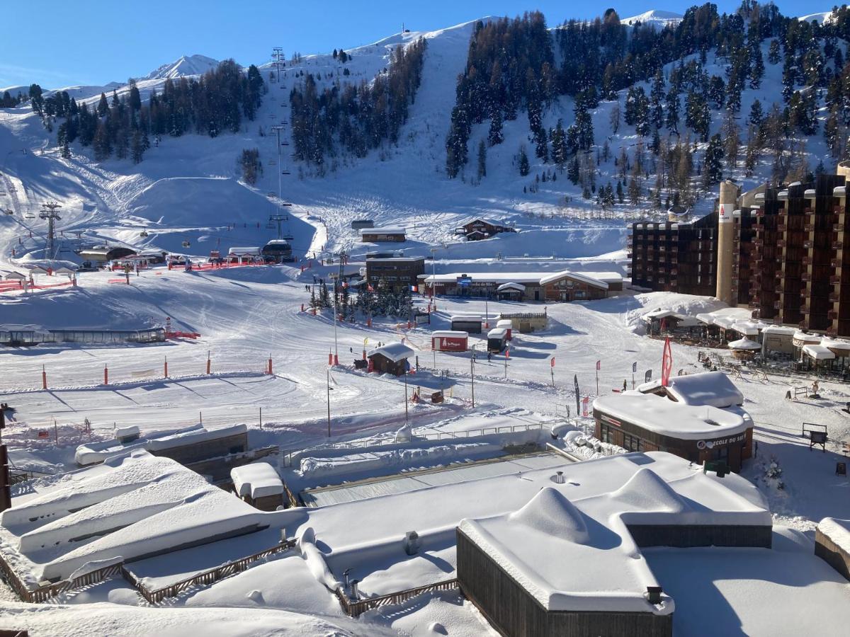 Plagne Bellecote - 5 Pers - Vue Pistes - Acces Piscine Chauffee Daire La Plagne Dış mekan fotoğraf