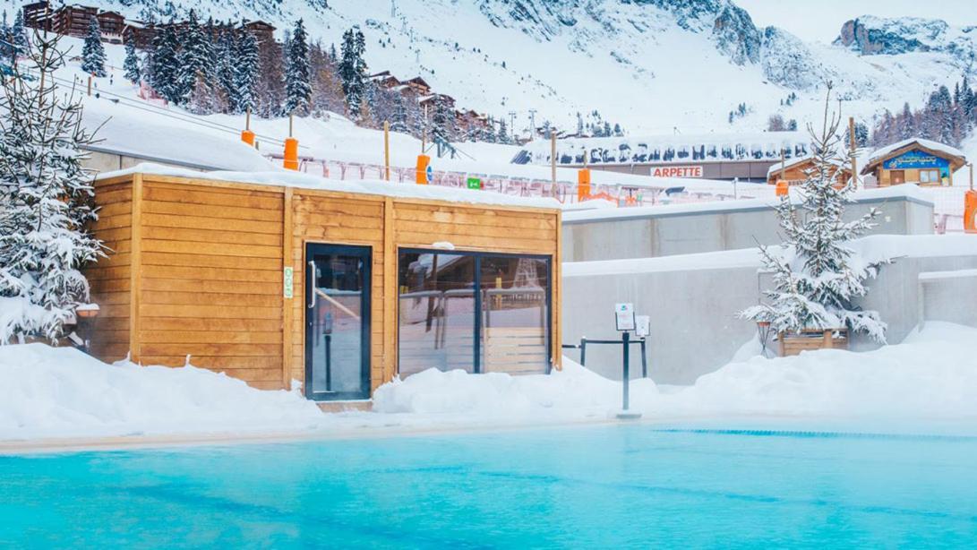 Plagne Bellecote - 5 Pers - Vue Pistes - Acces Piscine Chauffee Daire La Plagne Dış mekan fotoğraf