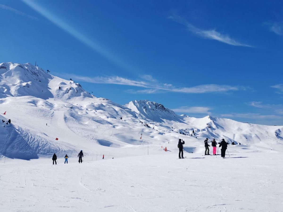 Plagne Bellecote - 5 Pers - Vue Pistes - Acces Piscine Chauffee Daire La Plagne Dış mekan fotoğraf